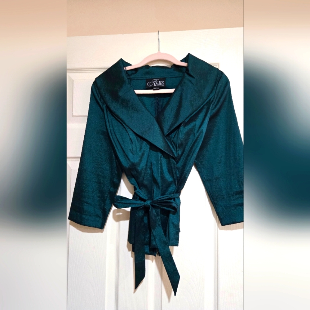 Formal wrap top